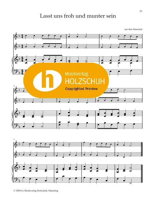 Lasst uns froh und munter sein